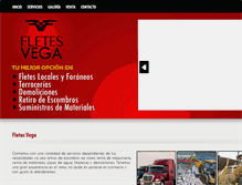 Tablet Screenshot of fletesvega.com